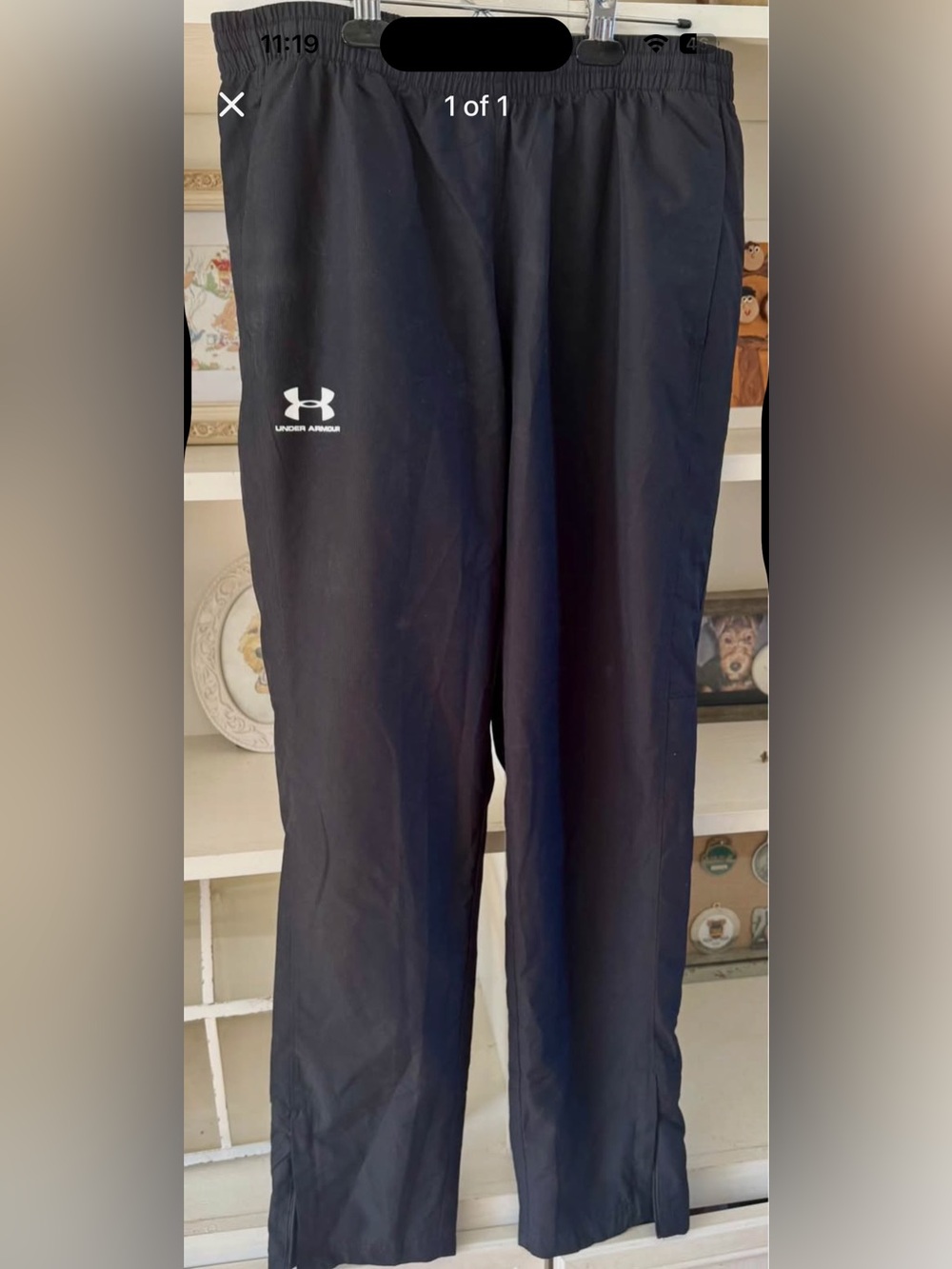 Under Armour Black Track pants (Men’s LG)
